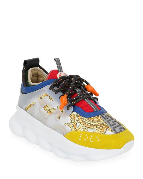 authentic Versace chain reaction sneakers